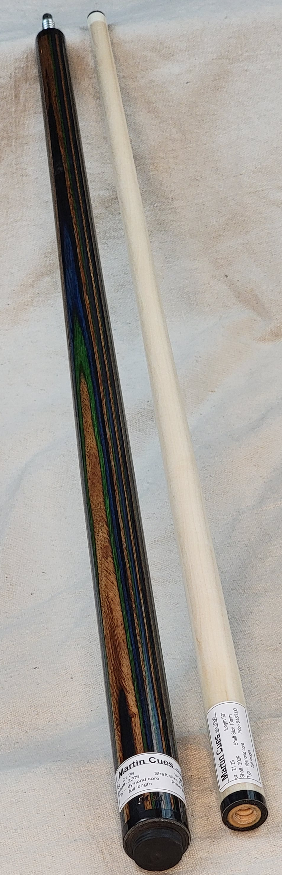 Diamond wood (black blue green brown) 2009