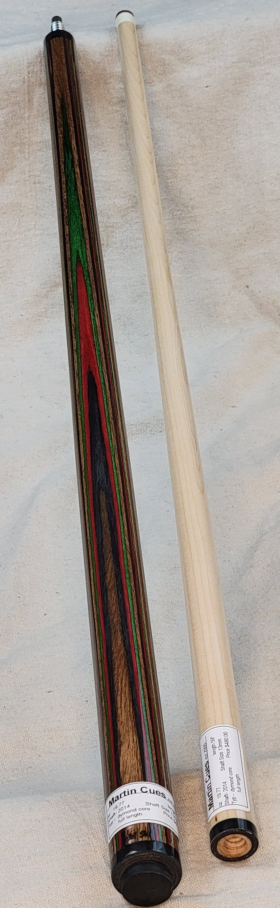 Diamond wood 9(green red black brown) 2014