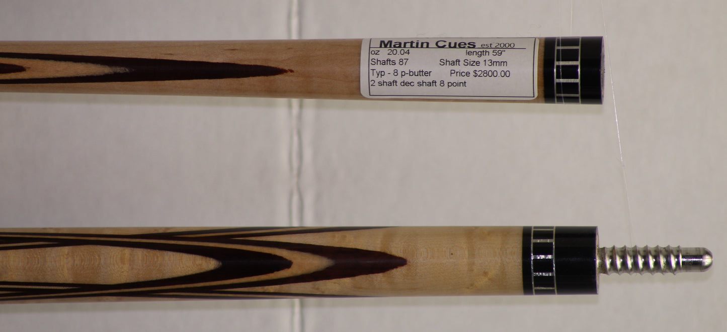 8 point        87    - snakewood shaft